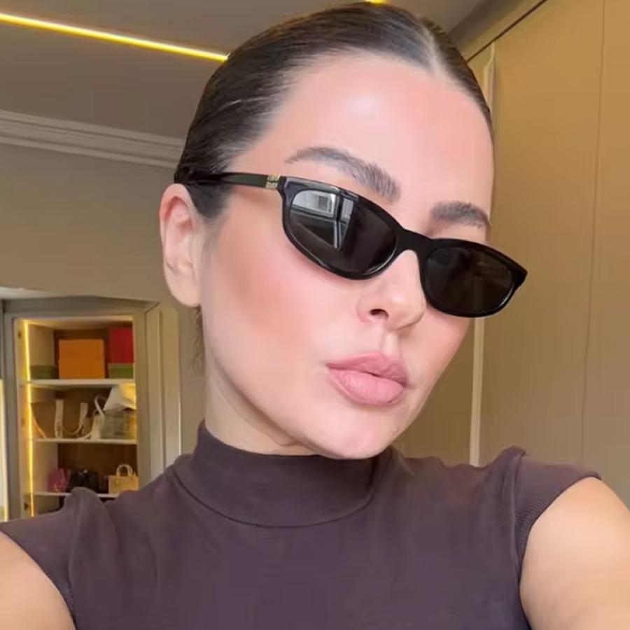 Vintage Cat Eye Sunglasses Women Fashion New Outdoor Casual Shades Trendy Stylish Luxury Brand Design Decor Sun Glasses