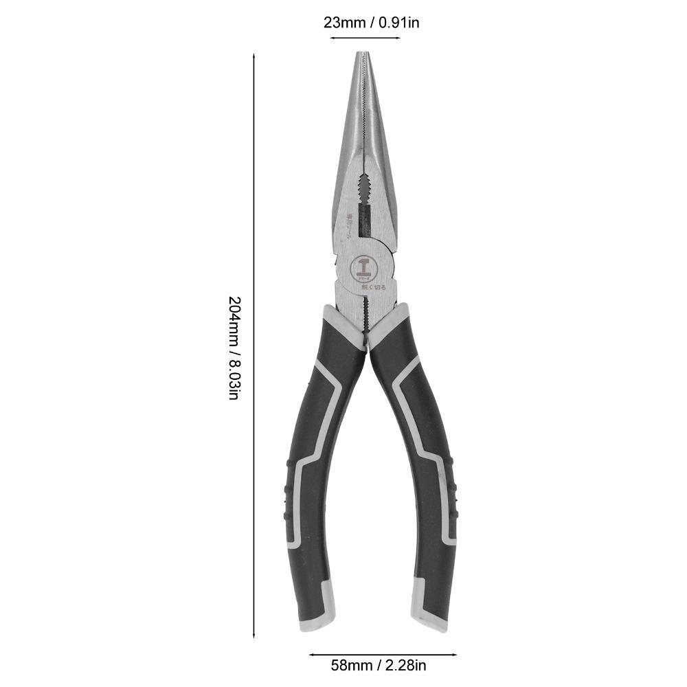 Anti Slip Handle Electrician Plier High Hardness Lineman Plier Practical Combination Plier Lineman needle-nose pliers