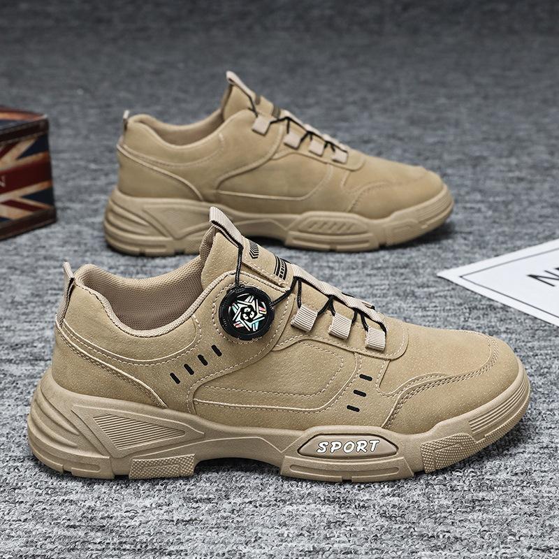 Men's Shoes New Spring Martin Boots Men's Non-slip Waterproof Wear-resistant Shoes Low-top Short Boots Boots