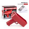 New Peculiar Squirt Money Gun Toy Money Gun Paper Money Squirt Money Gun Party Game Wedding Shooting Money Black Box