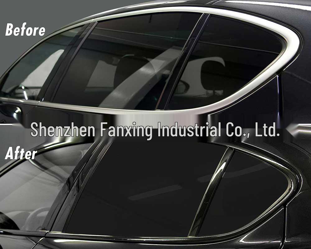 Cross-border 3D Matte Gloss Black Carbon Fiber Car Wrap Film - Available In 3/5/7/10CM for Electric Cars
