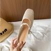 Mode Mode 2025 Geschlossene Zehen Damen Hausschuhe Neu Outdoor Bestseller Schnurperle Täglich Ausgehöhlt Leicht Bequem Flache Hausschuhe