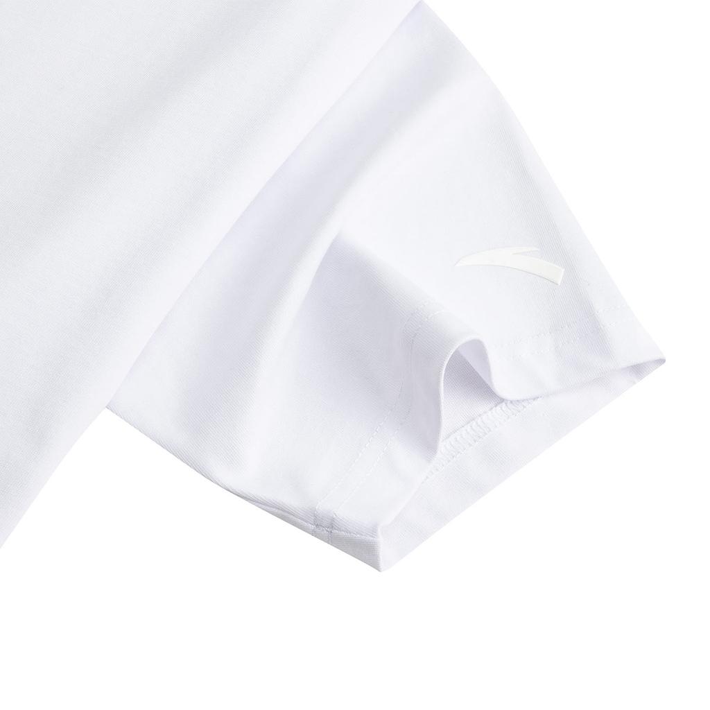 Anta Pure Cotton Loose Sports T-Shirt Unisex Tops 172437101-1