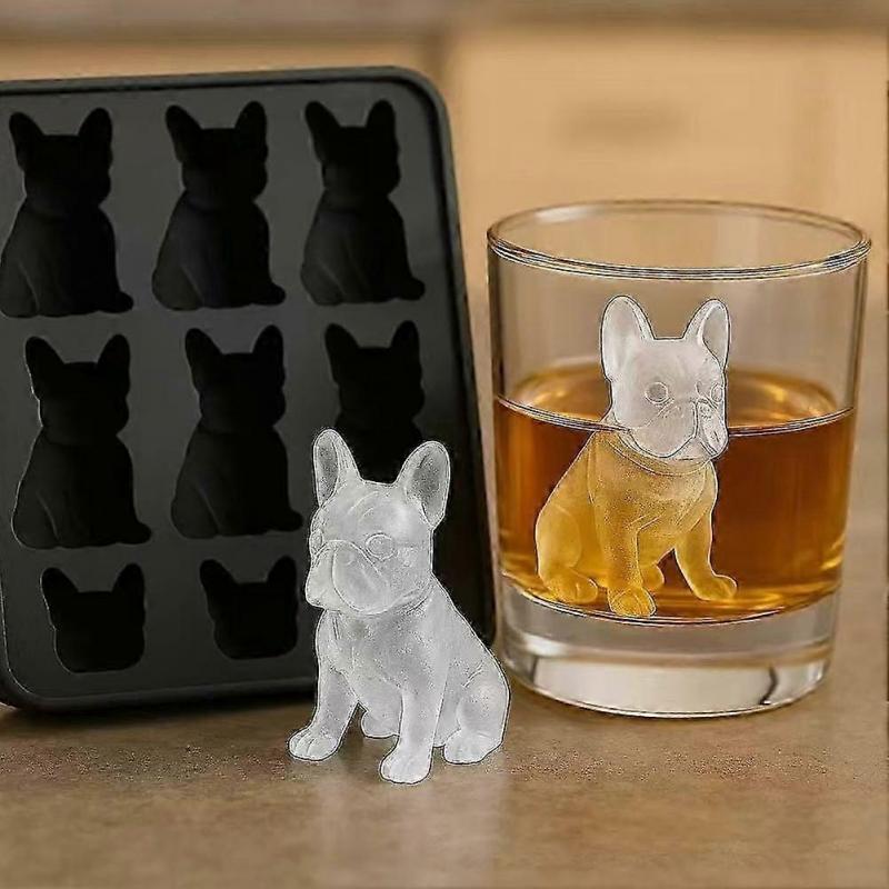 3D Ice Cube Tray with Animal Shapes for Homemade Popsicles
