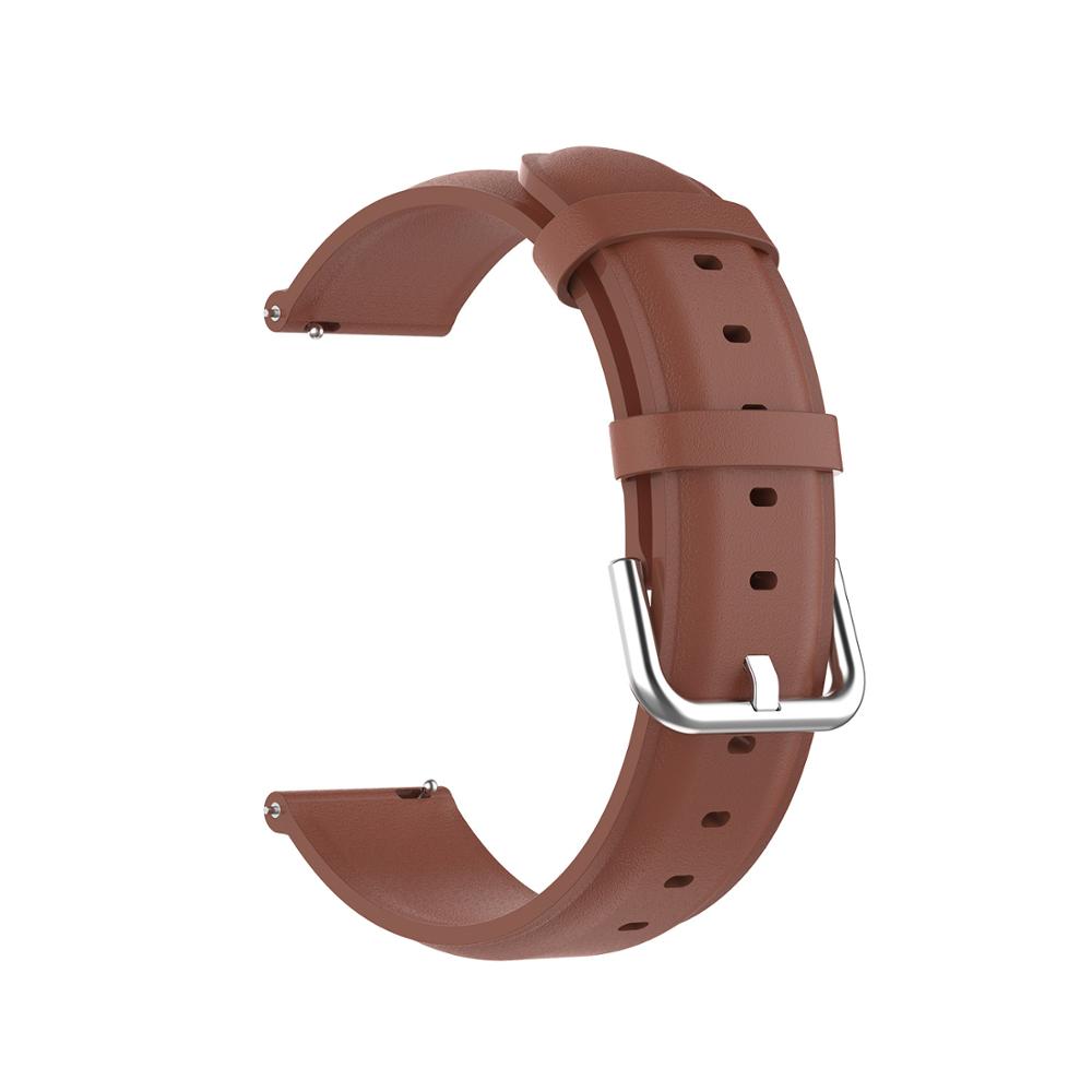 Leather strap for Samsung Active 2 44mm 40mm SM-R820 R830 Galaxy Watch 46mm 42mm Active2 Gear S3 Wrist band Bracelet Watchband