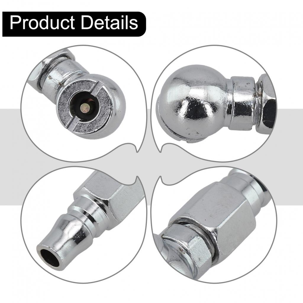 Single/Double Head Inflatable Nozzle Sliver Accessories Car Tire