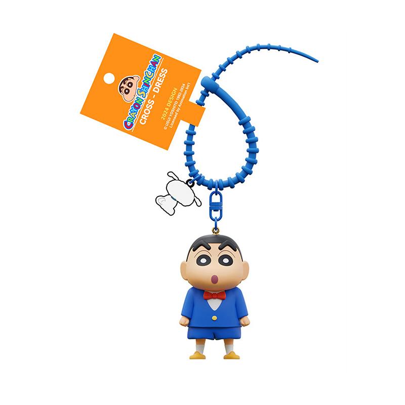 1Pcs Creative Genuine Crayon Shin-Chan Keychain Cute Cartoon Anime Doll Bag Pendant Small Gift Decoration Accessories
