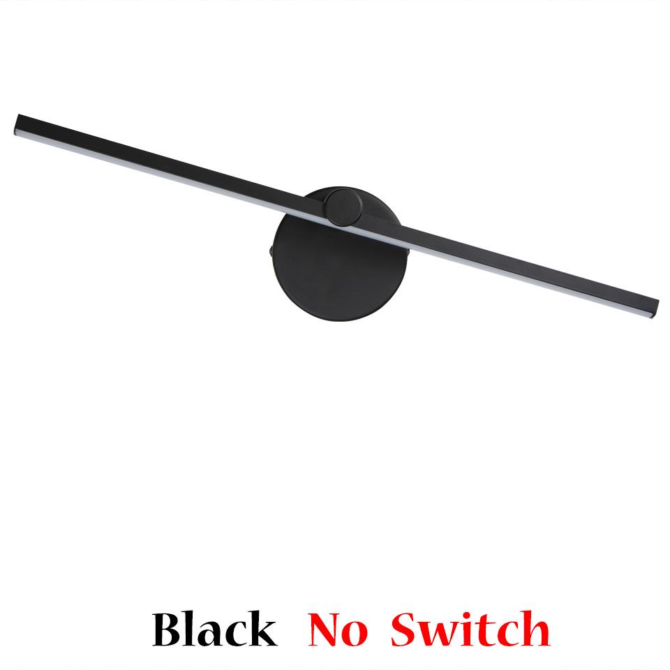 

Скандинавський простий світлодіодний настінний світильник для приміщень з вимикачем, поворот 300°, 41 см приліжковий світильник і світильник для дзеркала Cool White (6000K-6500K)