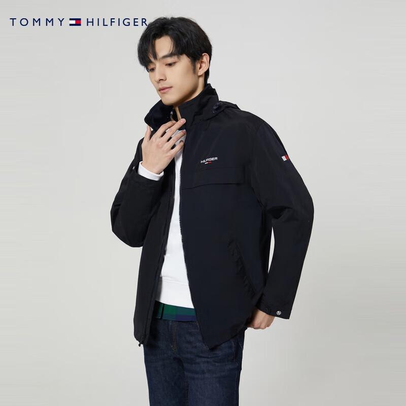 Tommy Hilfiger Men's Fall 2025 Stowable Hood Softshell Jacket