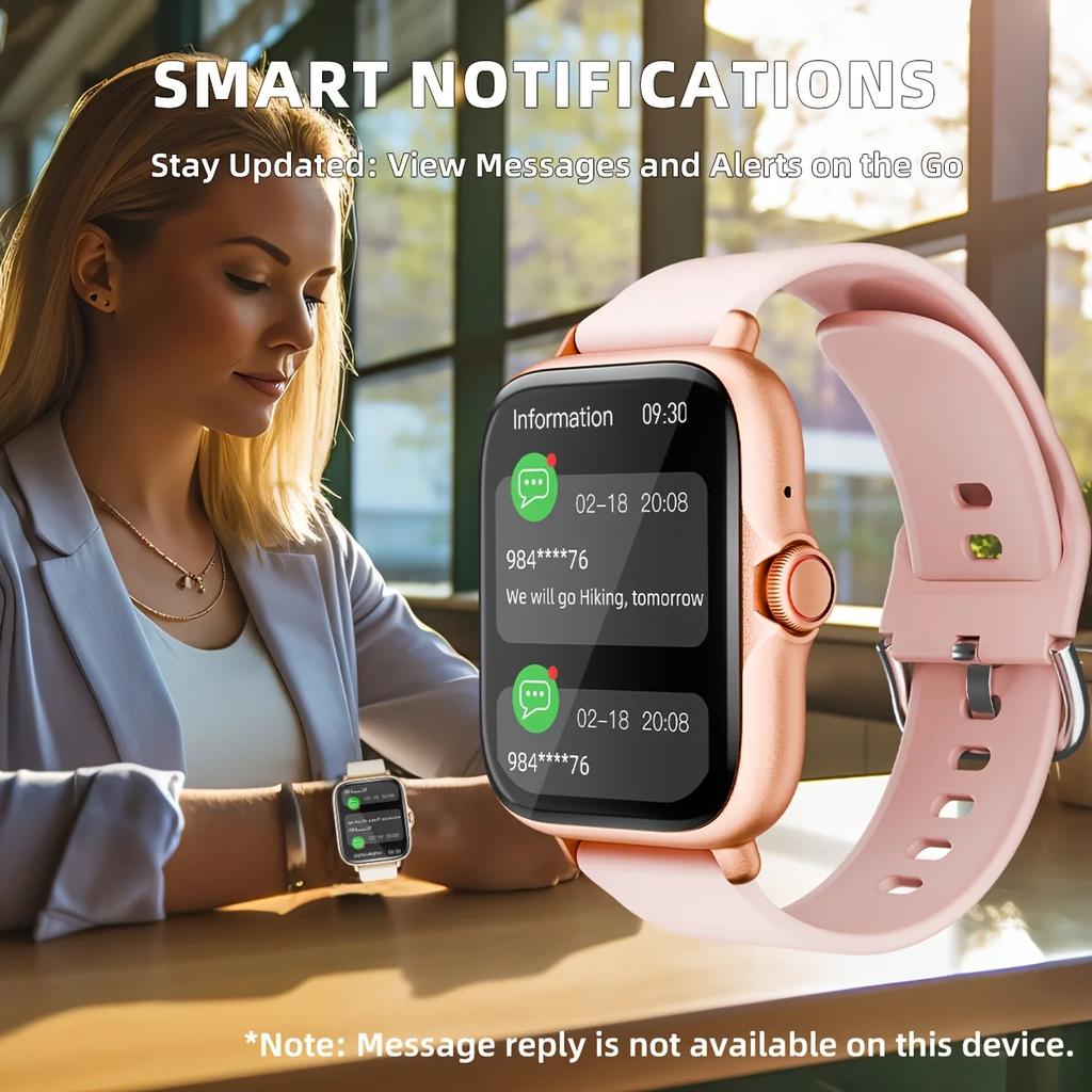 Upgrad Smart Watch For Men Women 1.83Inch Full Touch Display BT Call Sports Monitoring SmartWatch For Android&IOS Phone