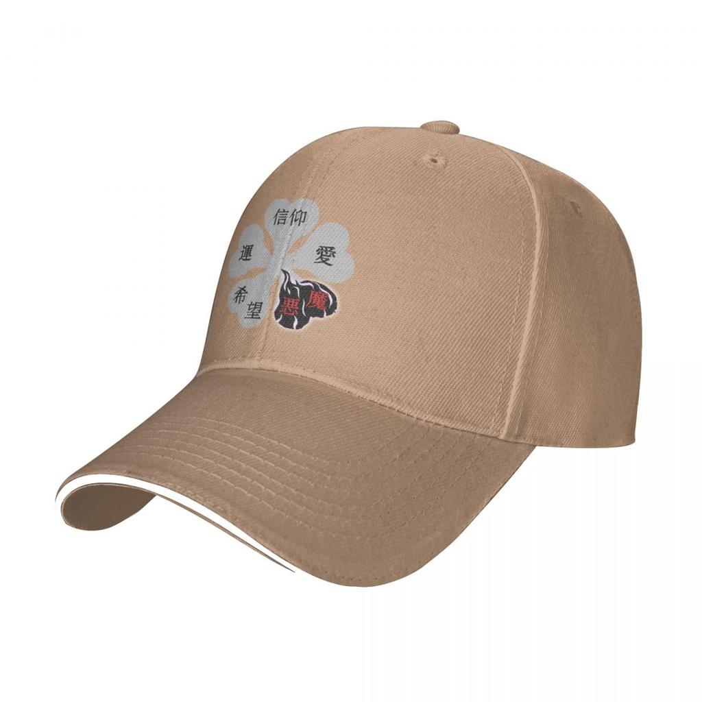 Black Clover the Five Leaves 02 Cap Baseball Cap Ball Cap Kids Hat Woman Cap Unisex's