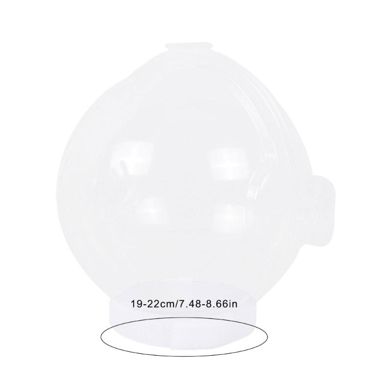 Adjustable Cats Muzzle Safety Helmet Transparent Plastic Headcover For Small Dog Cats Prevent Biting Licking Scratching