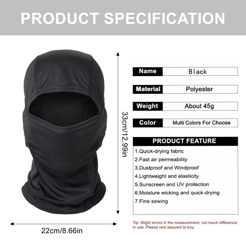 Tactical Windproof Full Cover Head Warm Scarf for Bicycle Riding Hiking Hunting Ski - Outdoor Sports Thermal Neoprene Unisex