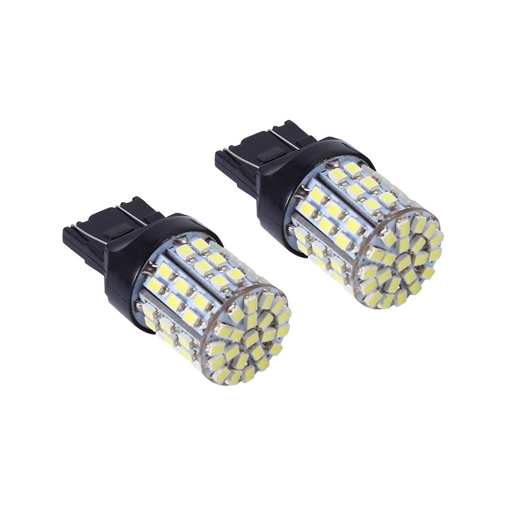 1 Pair Car Turn Signal Light Bulbs, 7443 64th-AND White 6000K LED Bulb for Stop Brake Reverse