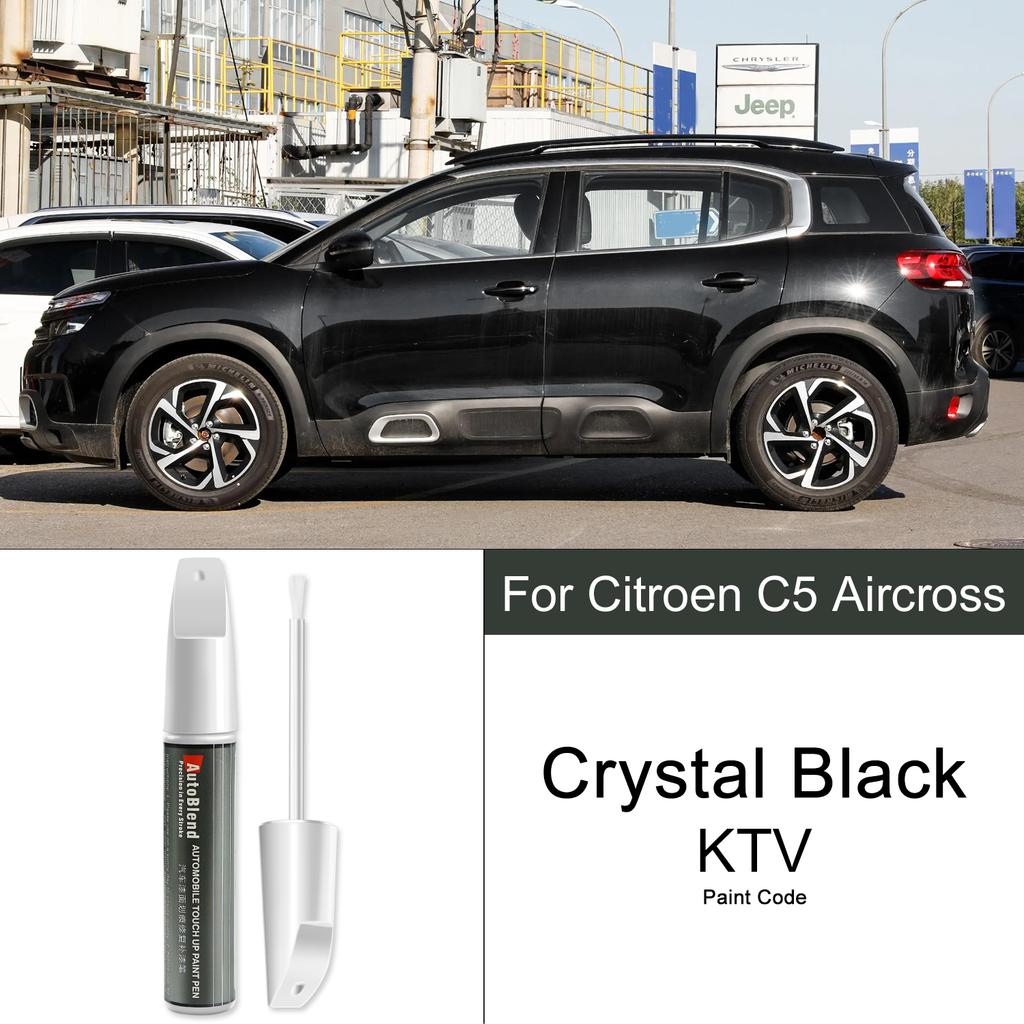Lackkratzer-Reparaturstift für Citroen C5 Aircross mit Klarlackstift – Stellt brillanten Autolack wieder her und verbessert die Lacktextur