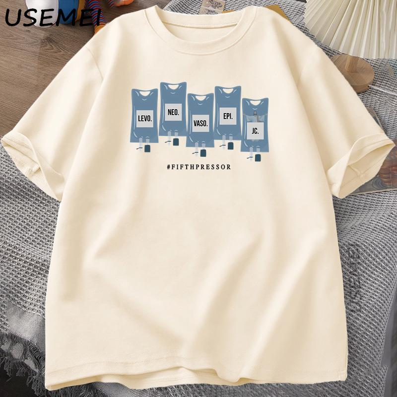 ICU Nurse T Shirt Jesus Christ Tshirt Casual Cotton Short Sleeve Tshirts Unisex Women High Quality Tees Clothing Streetwear