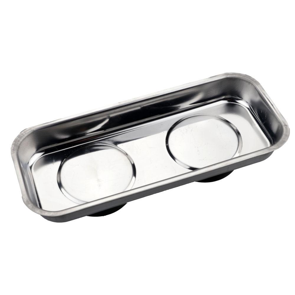 Magnetic Stainless Steel Parts Tray for Car Repair - 3", 4", 6" Sizes