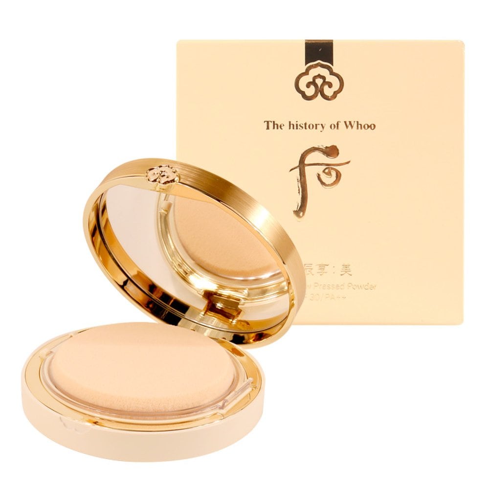 The history of whoo Resonance me luksusowy rozświetlający puder prasowany nr 1 SPF 30/PA++ 13g