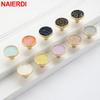 NAIERDI Heart Diamonds Cabinet Handles Zinc Alloy Lucky Clover Furniture Handles Drawer Knob Kitchen Wardrobes Dresser Knob