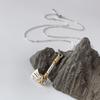 Silber & Gold Kleiner Axt Anhänger Halskette – Personalisierte Hip Hop Schlüsselbein Kette