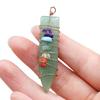 Runyangshi  Natural Crystal Healing Energy Stone Single Clear Quartz Chakra Chips Handmade DIY Pendant Crafts Ornament