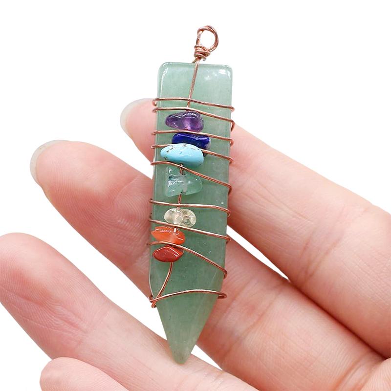 Runyangshi Natural Crystal Healing Energy Stone Single Clear Quartz Chakra Chips Handmade DIY Pendant Crafts Ornament