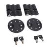 2 Sets Gas Can Mount Lock RX‑DLX‑PM T Style Handle Enhanced Safety Water Pack Mount Lock for Standard Pack With Key Lock