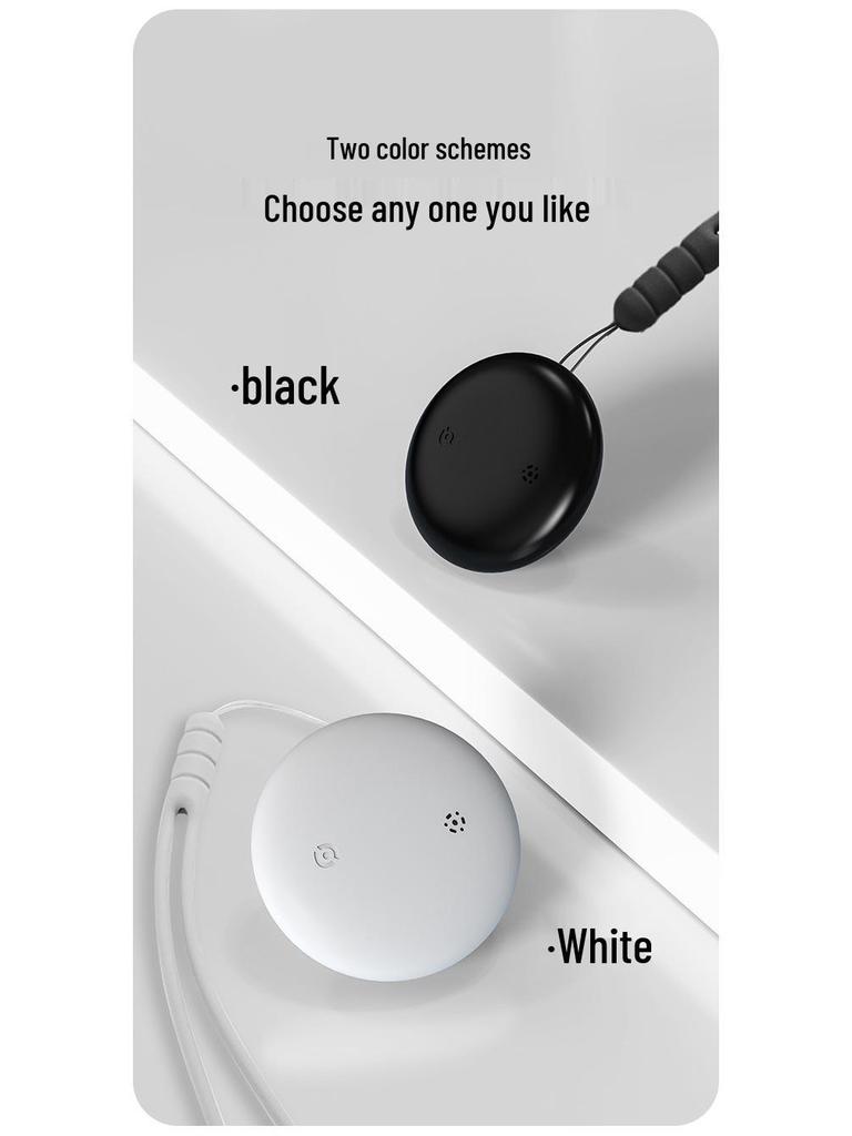 Round Bluetooth GPS Tracker for Keys, Wallets, Children, and Elderly - Anti-loss Device & Remote Finder