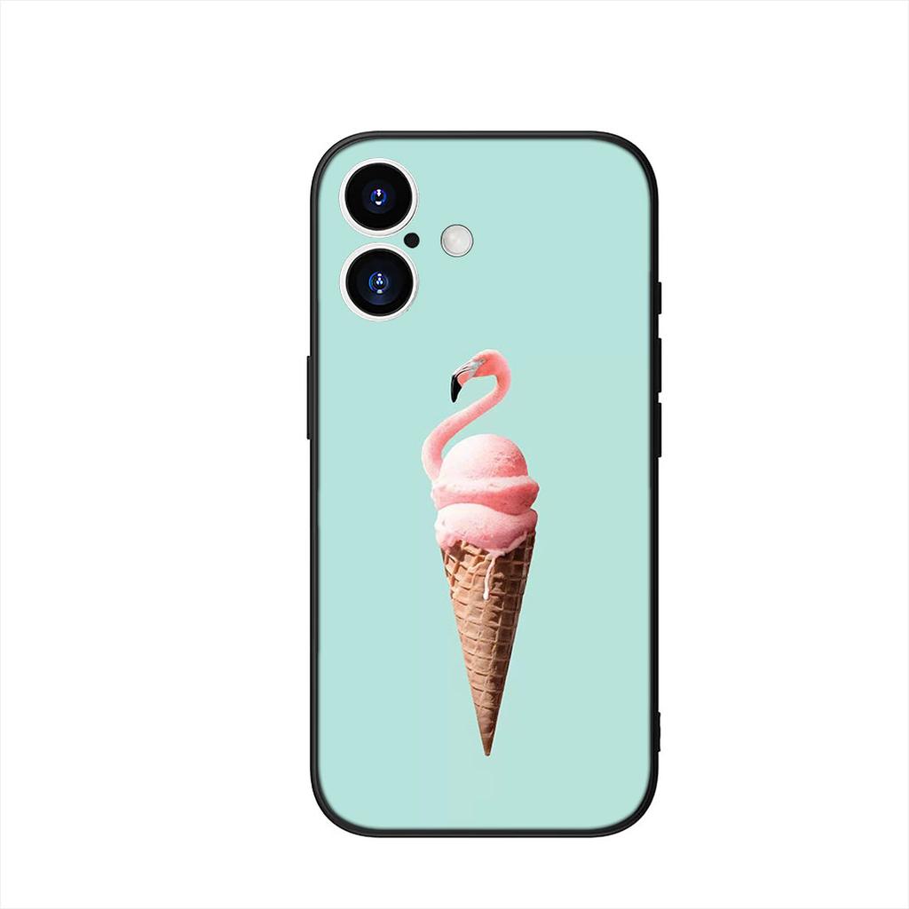 Flamingo Handyhülle Case für Apple iPhone 16 15 14 Plus 13 12 Mini 17 Pro Max + 16E Air 16+ ProMax Hülle