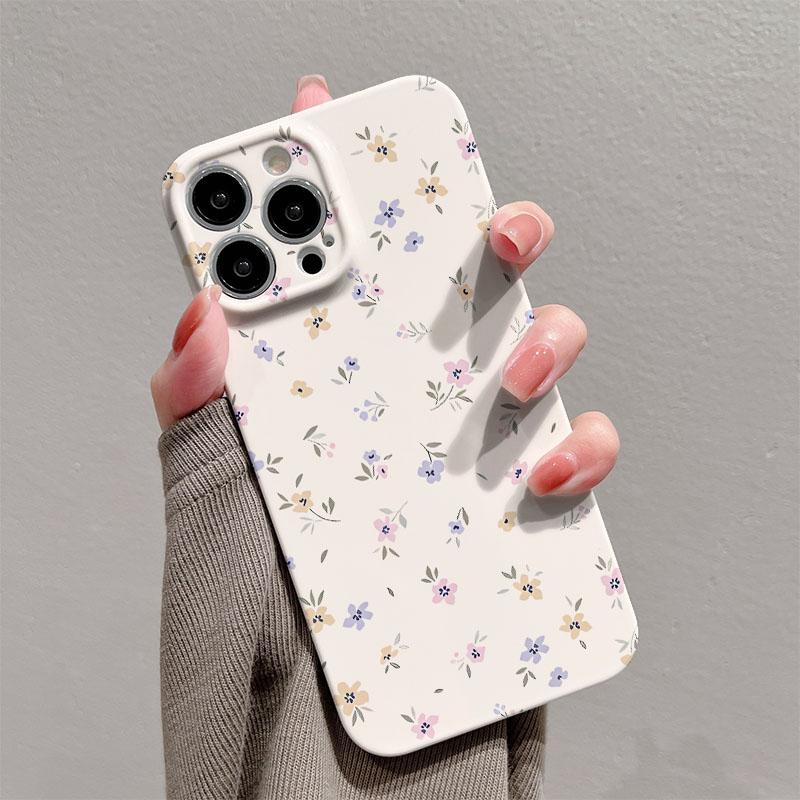 Coque de téléphone rigide en PC brillant avec film floral pour Xiaomi Redmi A5 A3 14C 13 12 13C 12C 10C A1 10 9T K40 K30 9C 9A Pro 4G 5G