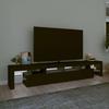 VidaXL TV Stand with LED Lights Entertainment Center Storage Media Console Living Room Furniture Home 3152787