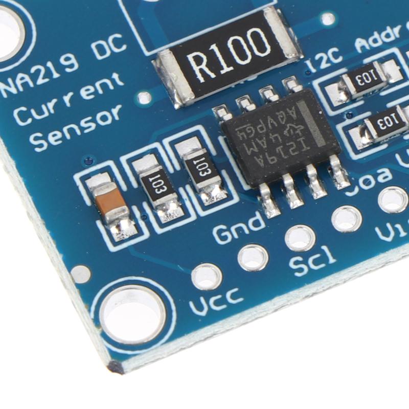 1/3/5Pcs Ina219 Module Blue Board Diy 3V-5V Iic I2C Mcu-219 Bidirectional Current Power Supply Monitoring Sensor Module