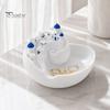 Santorini Inspired Desk Organizer Santorinistyle Catchall Bowl, Catch All Tray Organizer, Greek Island Desktop Decor, Shell Elegant Ring And Bracelet