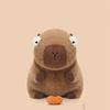 Dropshipping Robbing DogPlush Toy Stuffed Trick Capibara Black Masked Puppy Dog Plush Toys for Kids Birthday Gift for Boy