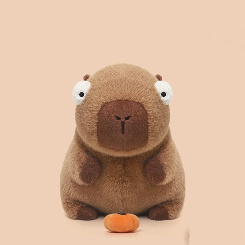 Dropshipping Robbing DogPlush Toy Stuffed Trick Capibara Black Masked Puppy Dog Plush Toys for Kids Birthday Gift for Boy