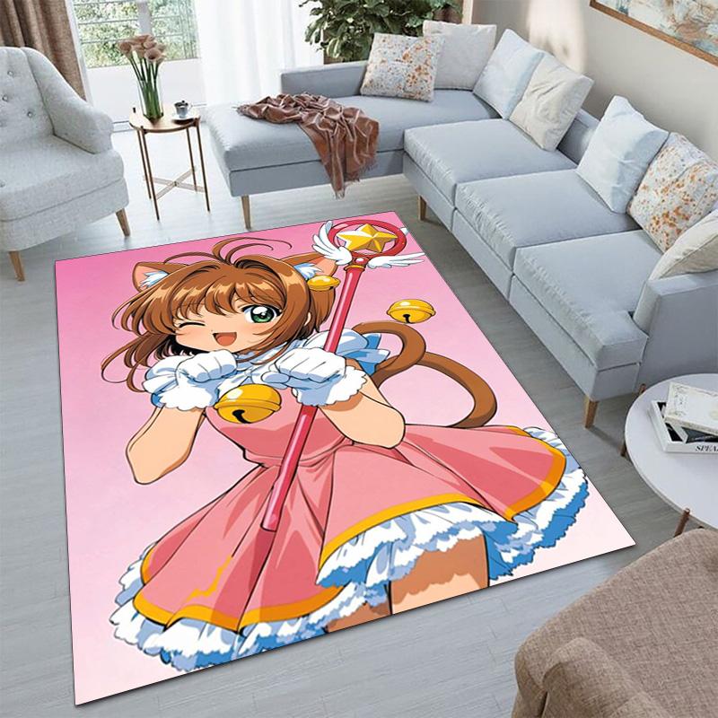 Anime Character Rug Carpet Office Decorative Carpet For Living Room Bedroom Door Mat Floor Rug Computer Chair Area Rug