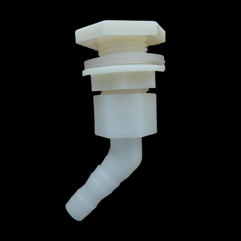 1 Set ABS 1/2 Inch To 6.4~20mm Elbow Water Tank Connector Aquarium Garden Irrigation Hose Joint Water Pipe 90 Degree Adapter