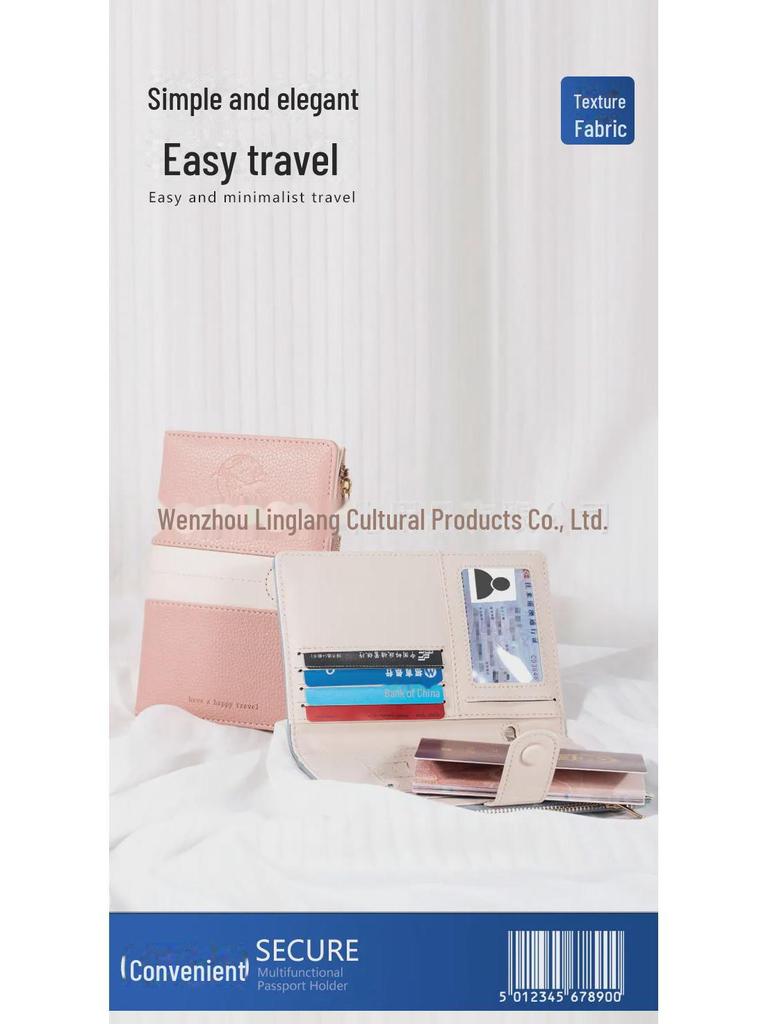 Passport and License Holder Wallet: Cross-border Travel Organizer for Men and Women