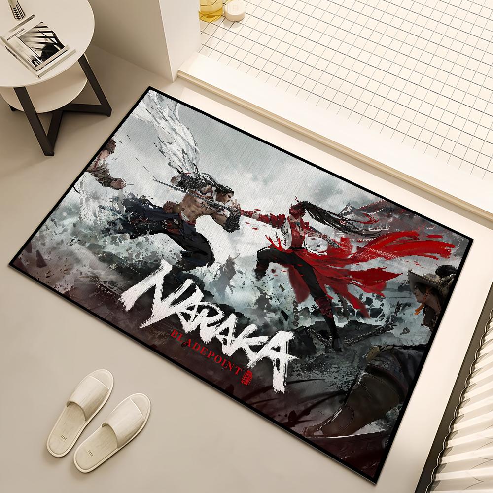 Game N-Naraka Bladepoint Small Carpet Bedside Kitchen Bath Living Home House Bedroom Floor Mat Doormat Rug Decoration