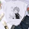 Japanese Anime Haikyuu T-shirt Women Top Harajuku Japan Style T Shirt Unisex Summer Clothes Y2k Short Sleeve Women's T-shirts