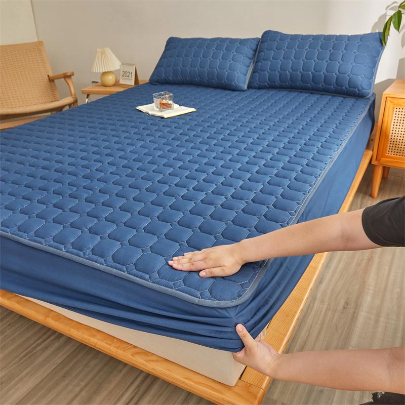Couple Bed  Double Bed Sheets Mattress Covers 2 People Bed Cover Elastic Fitted Sheet 140 160x200 Queen  Bedspread Bed Linen