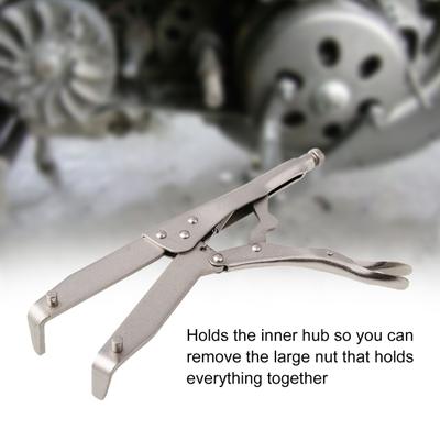 Clutch Holding Tool Clamp Sturdy Anti-scratch Steel Wear-resistant Clutch for Motorcycle