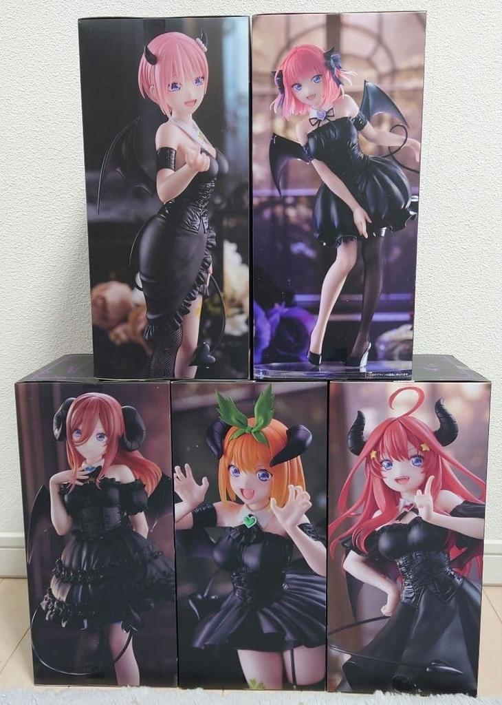 Quintessential Quintuplets BiCute Dark Complete Set Figure Limited Japan