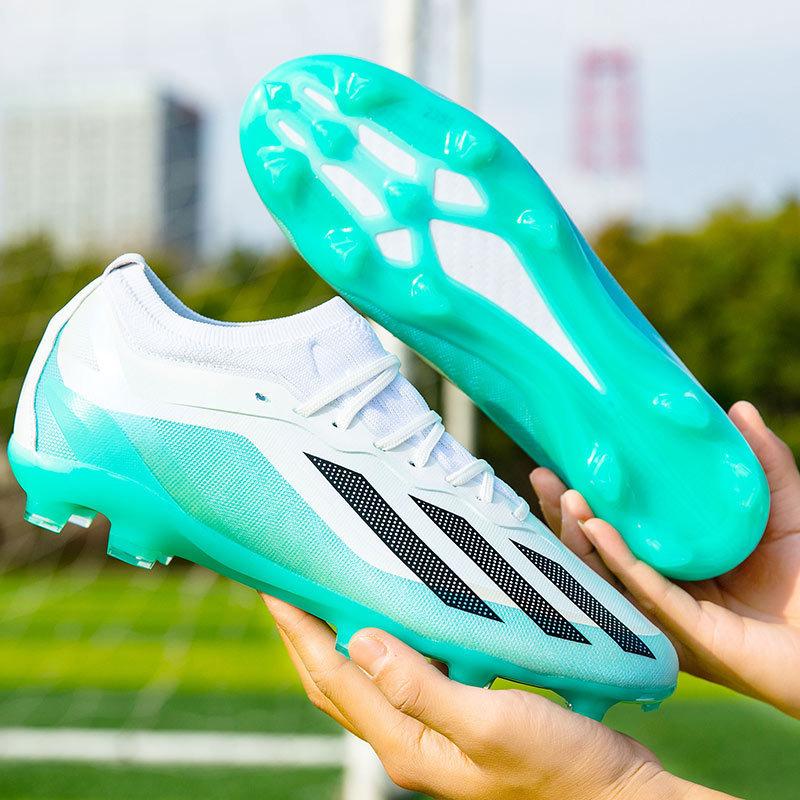 Foreign trade new high-top football shoes AG long nails football shoes TF broken nails training shoes Football men
