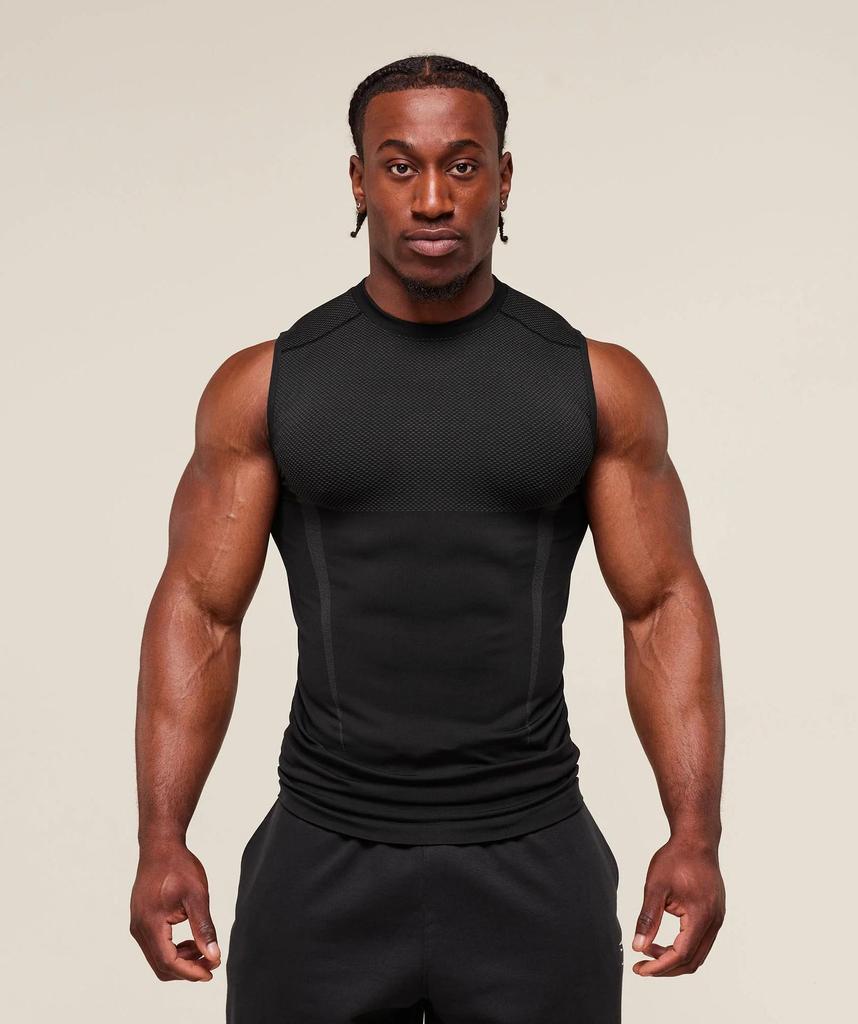 Men's Seamless Quick-Dry Sleeveless Running Tank Top