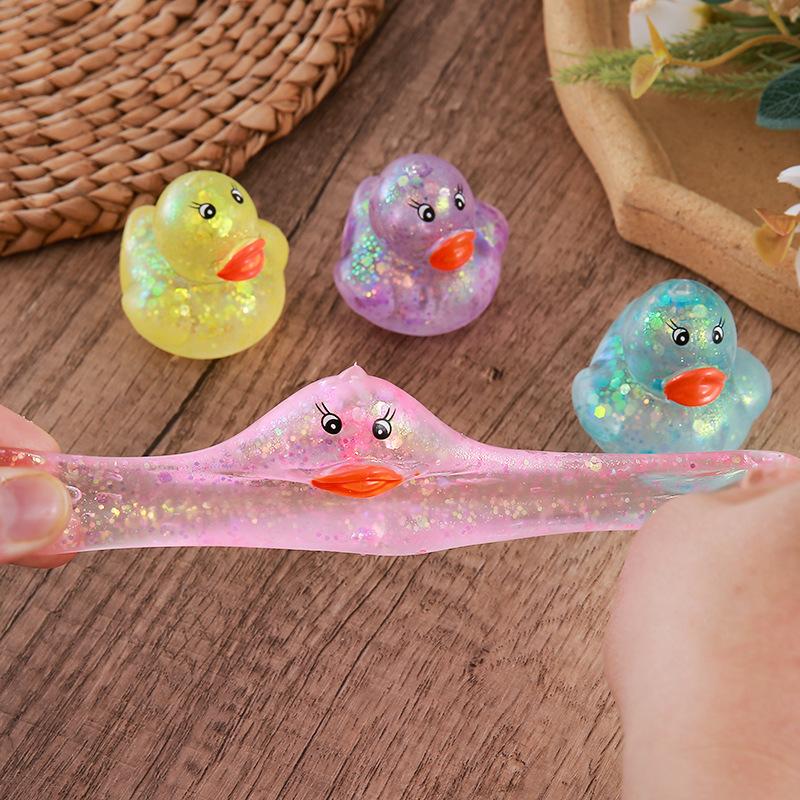 Discover Intime Soft Squishy Maltose Aurora Duck Squeeze Toy Cute Animal Stress Relief Decompression Stretch Toy Kawaii Duck Stress Relief Toy