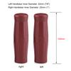 1 Pair 1"78" Universal Motorcycle Bike Vintage Classic Handlebar Hand Grips Bar Brown