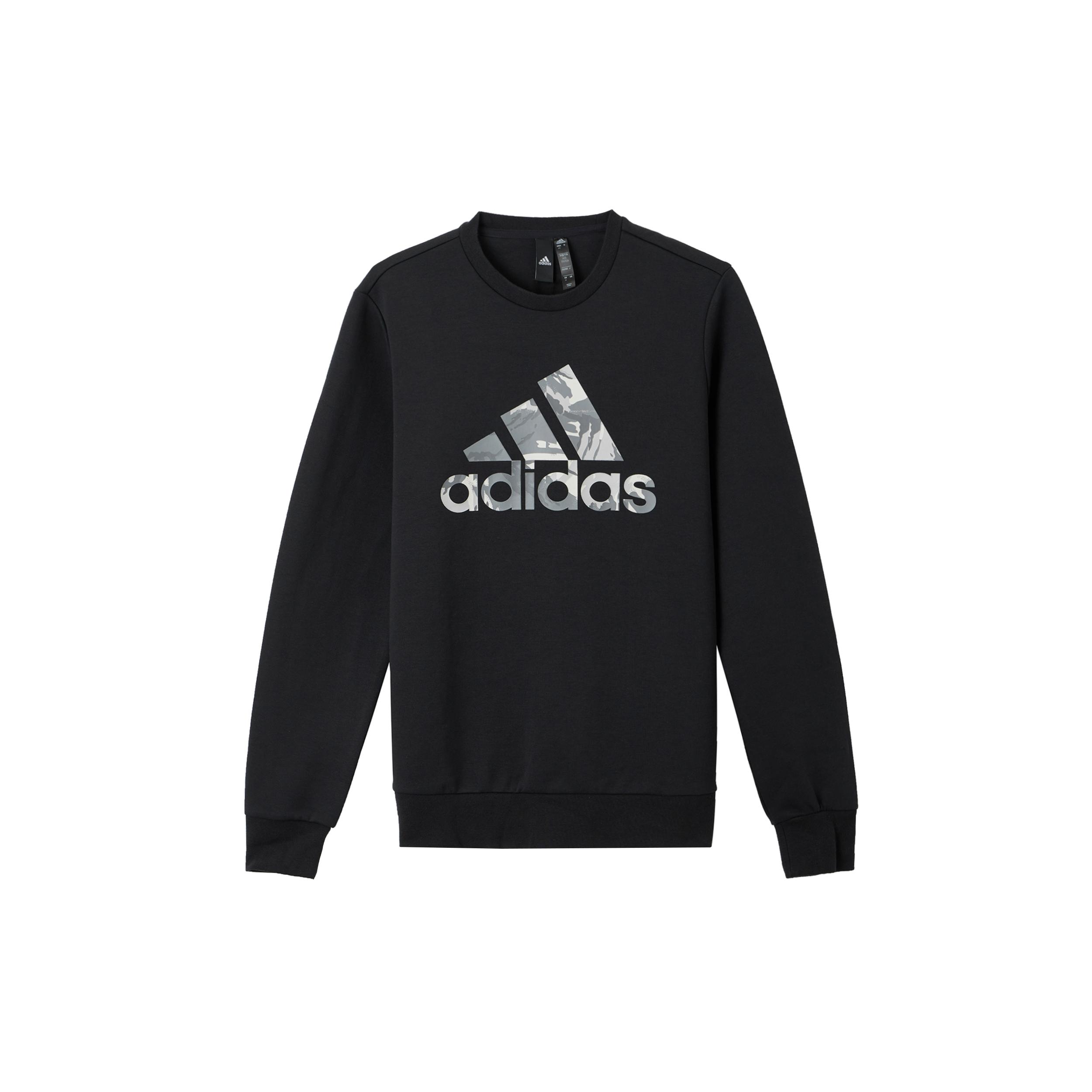 Мужская черная толстовка Adidas American H39330 S
