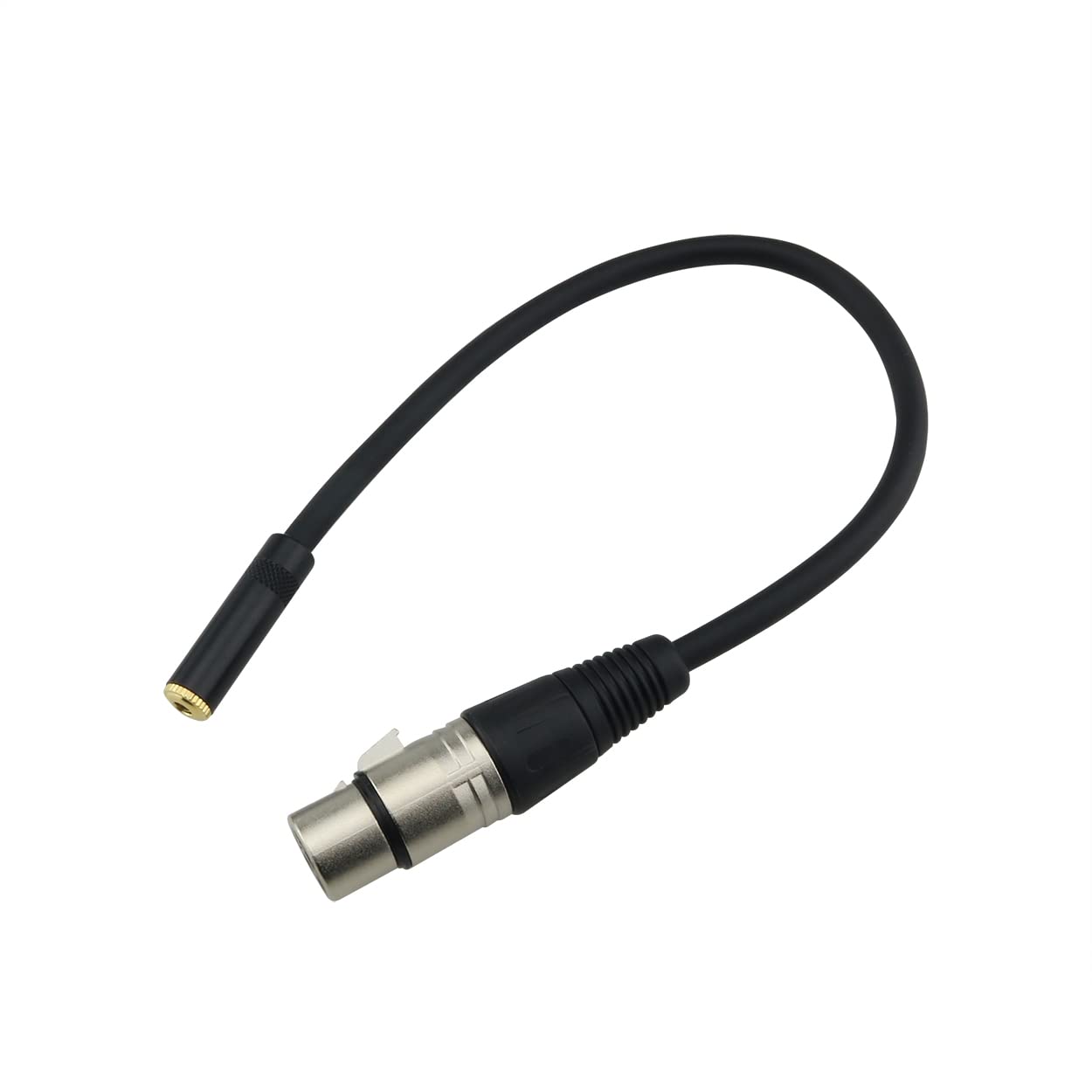 

Ruiwaer 0.3m 3.5mm TRS Female to XLR Female Microphone Cable, Stereo to XLR Female Converter Cord Converter, Balanced XLR Female to 3.5mm Female TRS