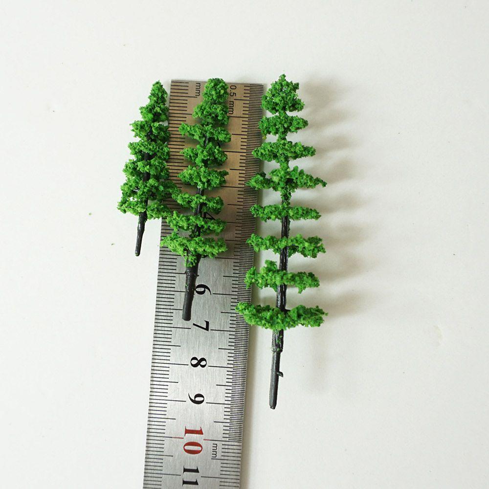 30PCS Miniatures Scene DIY Train Park Model Trees Railroad Layout Scenery